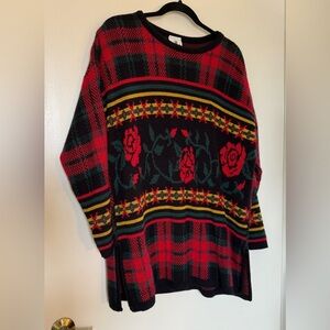 Cresta Knitwear Made in Scotland Acrylic Crewneck Sweater in Size XL